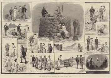 The Tourist Season in Scotland, the Ascent of Ben Nevis